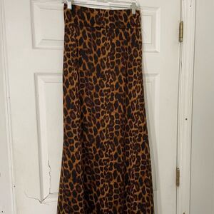 NWT Turquoise Haven Boho Chita Print Maxi Womens Skirt Size Small